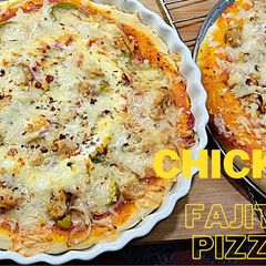 Chicken Fajita Pizza A picture of Chicken Fajita Pizza.