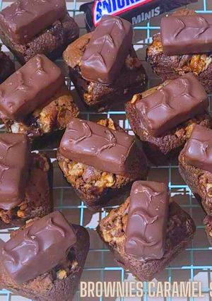 Une photo de BROWNIES CARAMEL – SNICKERS