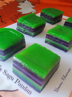 Foto resep Lapis Sagu Pandan