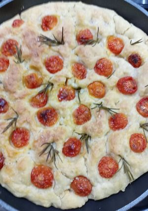 Una foto de Focaccia Primavera