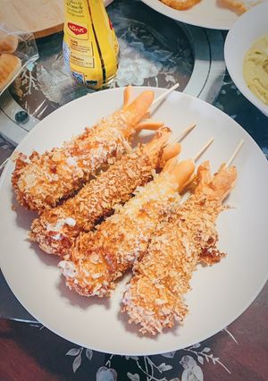 รูปของ คอร์นด็อกชีส 🌭 🇰🇷 / ไส้กรอกทอดสไตล์เกาหลี 🌭 🇰🇷 / Corn Dog Cheese 🌽 🐶 🧀