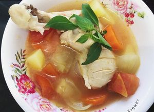 รูปของ ซุปไก่มันฝรั่ง สูตรคลีน