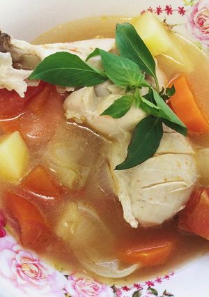 A picture of Clean Chicken and Potato Soup.