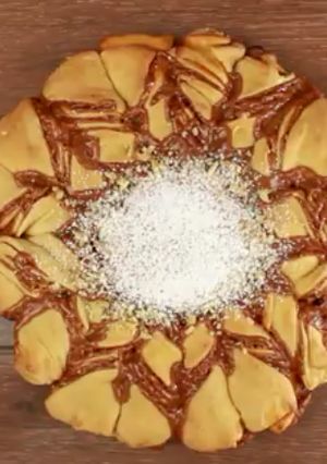 Una foto de Estrella de dulce de leche y nueces