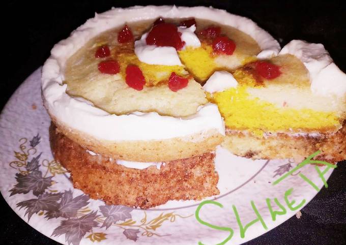 Recipe: Yummy Bournvita and fruits jam cake… It's healthy for child's