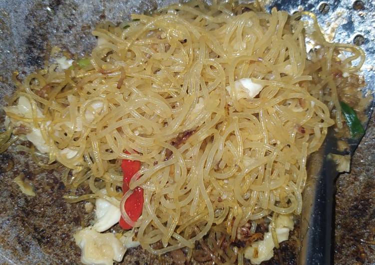 Oseng mie kaca(jagung)