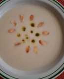 Sopa de coliflor y almendra