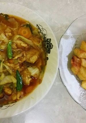Foto resep Gongso Telur + Kentang