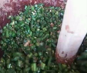 Masakan Populer Karedok kacang panjang ala nurma  Ala Warung