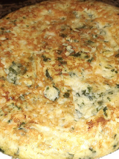 Una foto de Tortilla de espinacas con 🧀 gratinar