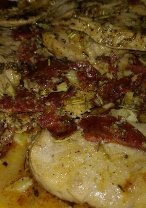 Una foto de Criadillas de choto al ajillo