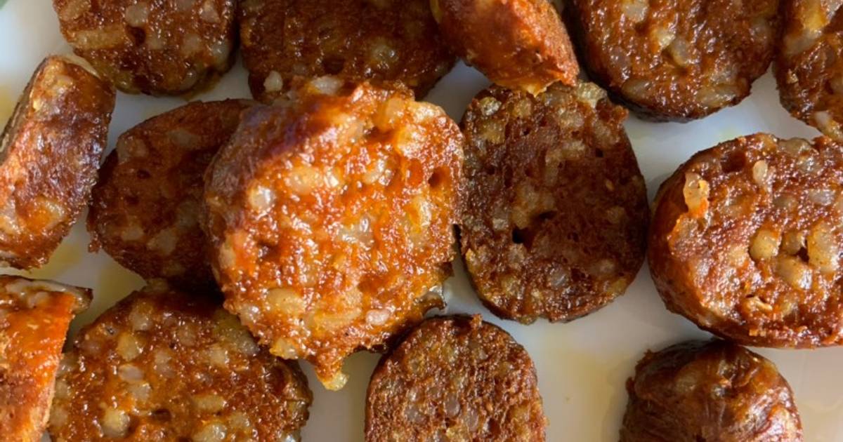 Chorizos veganos Receta de Lucía Maza- Cookpad