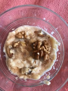 Una foto de Postre de manzana y canela
