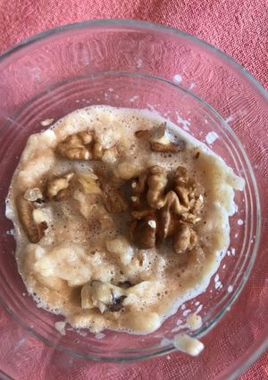 Una foto de Postre de manzana y canela