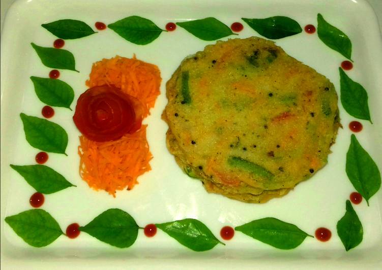 Instant Rava Uttapam