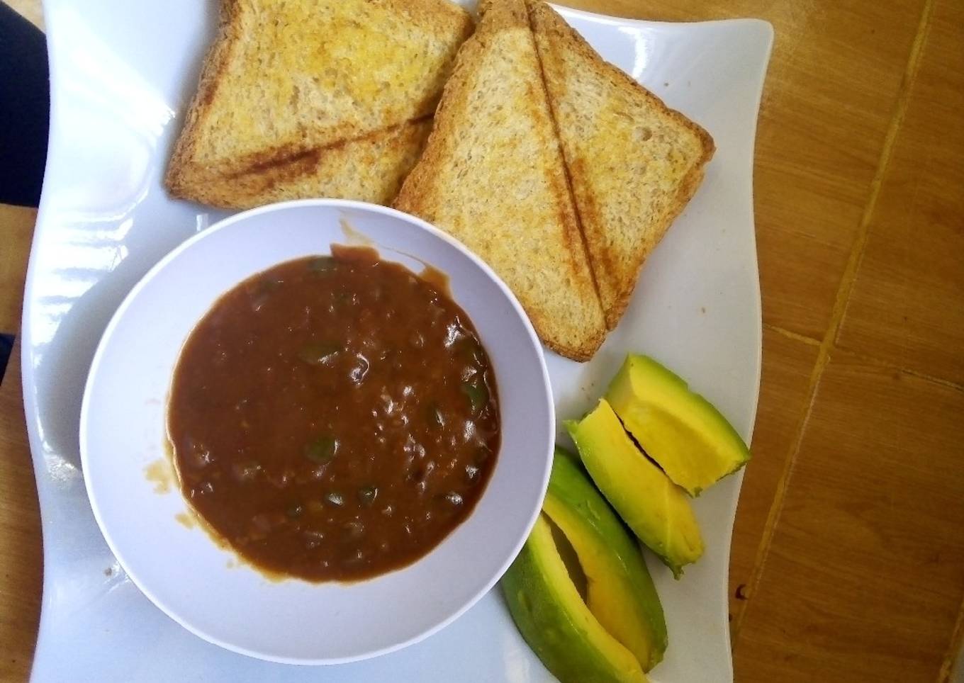 Oxtail soup and Bread