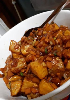 Foto resep Oseng Kentang bumbu Pala