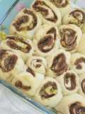 رولات بالنوتيلا والمكسرات 😍😋