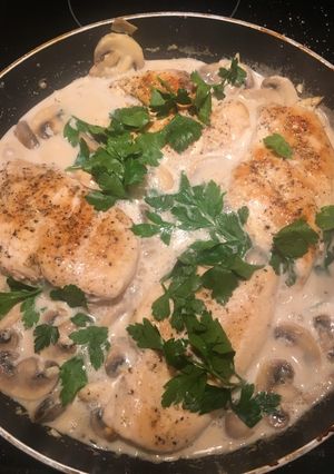 Foto resep Chiken Breast with mushroom gravy cream