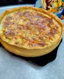Киш с курицей и сыром