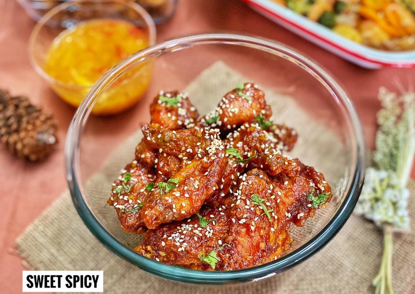 Sweet Spicy Chicken Wings