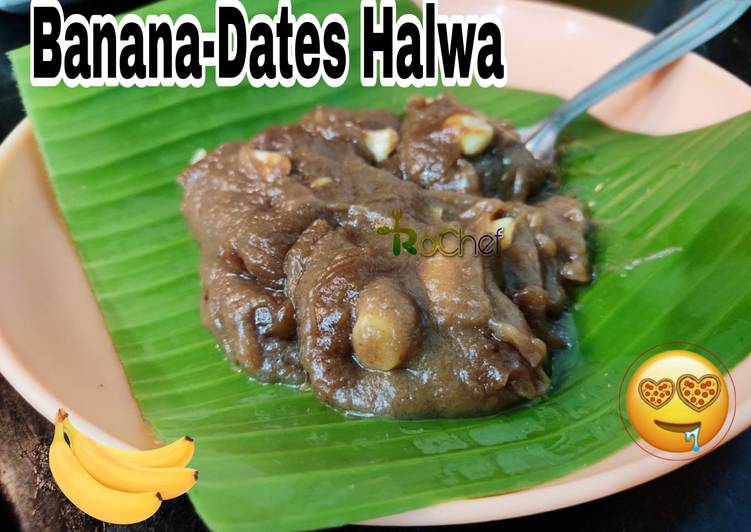 How to Make Quick Banana dates Halwa