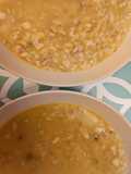 Sopa de pollo y verduras