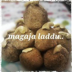 A picture of Magaja ladoo.