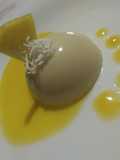 Panna cotta de coco Coulis de piña