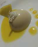 Panna cotta de coco Coulis de piña