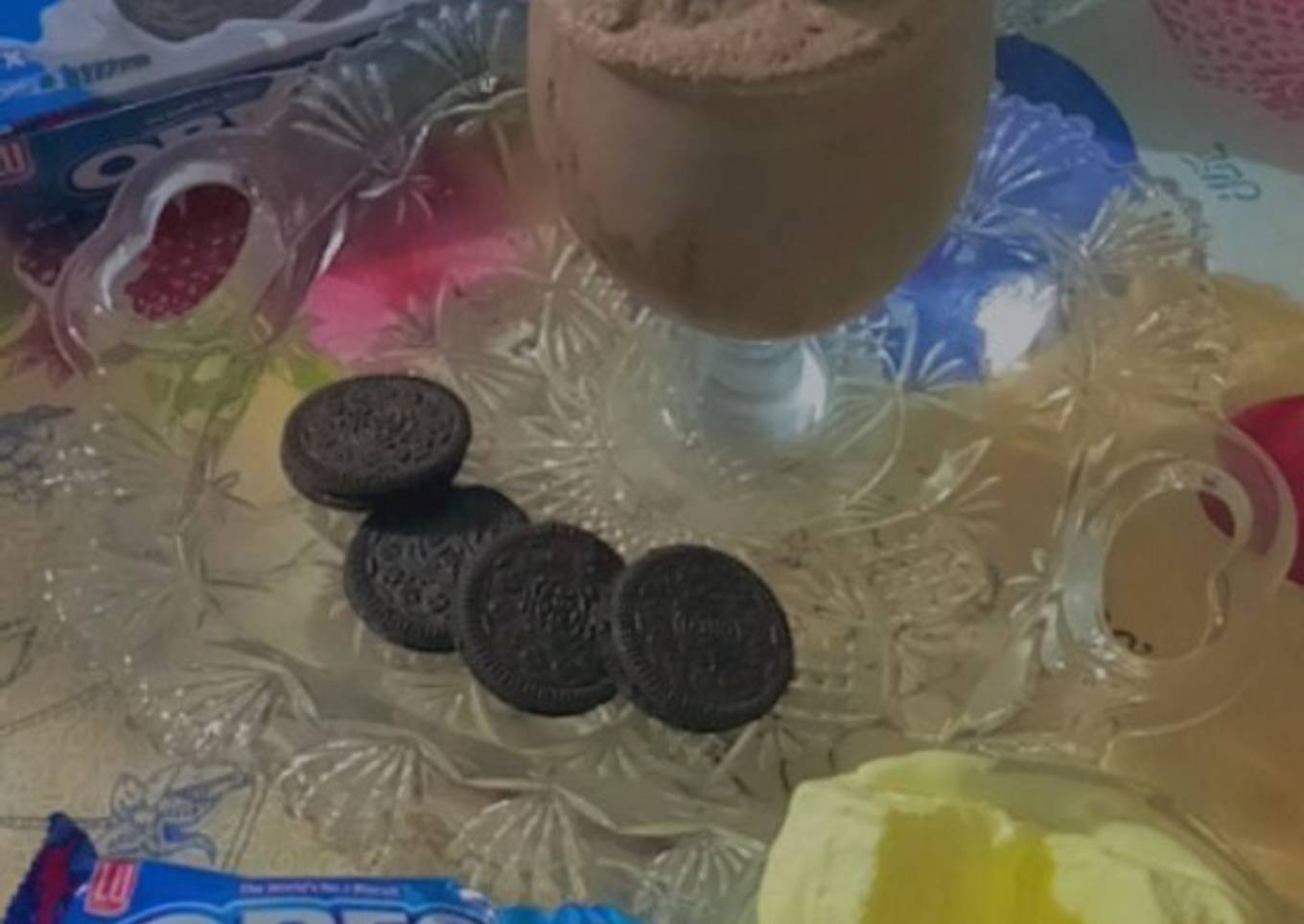 Oreo chocolate milkshake