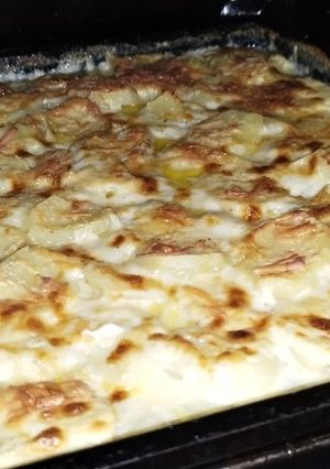 Una foto de 🧀Papas a la crema🥔