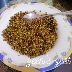 Salted Green Moong Daal A picture of Salted Green Moong Daal.