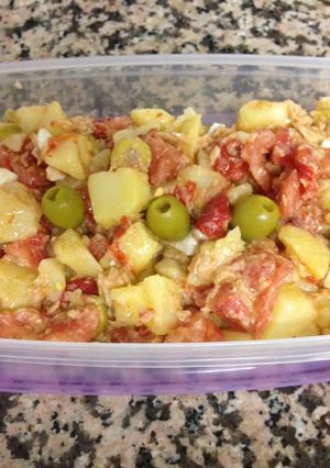 Una foto de Ensalada de patata para tupper