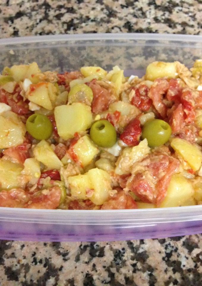 Una foto de Ensalada de patata para tupper