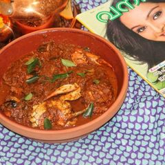 A picture of Malabari Njandu Curry / Malabar Style Crab Curry.