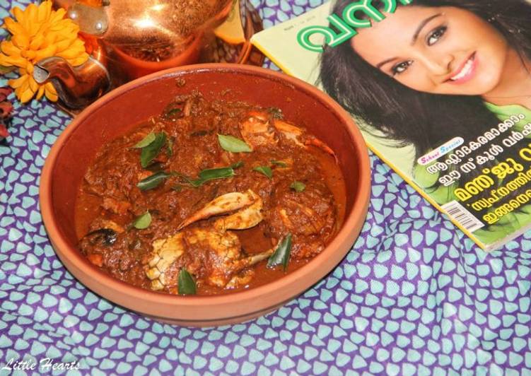 Recipe of Favorite Malabari Njandu Curry / Malabar Style Crab Curry