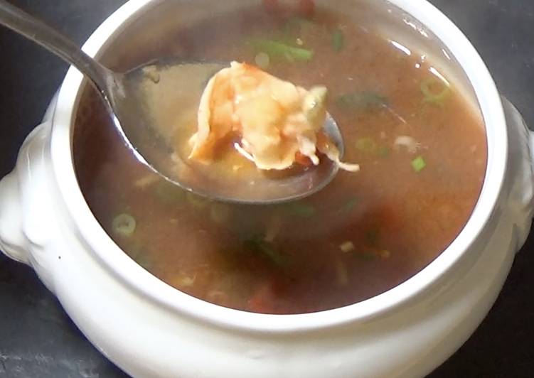 Get Breakfast of Thai style Prawn Broth