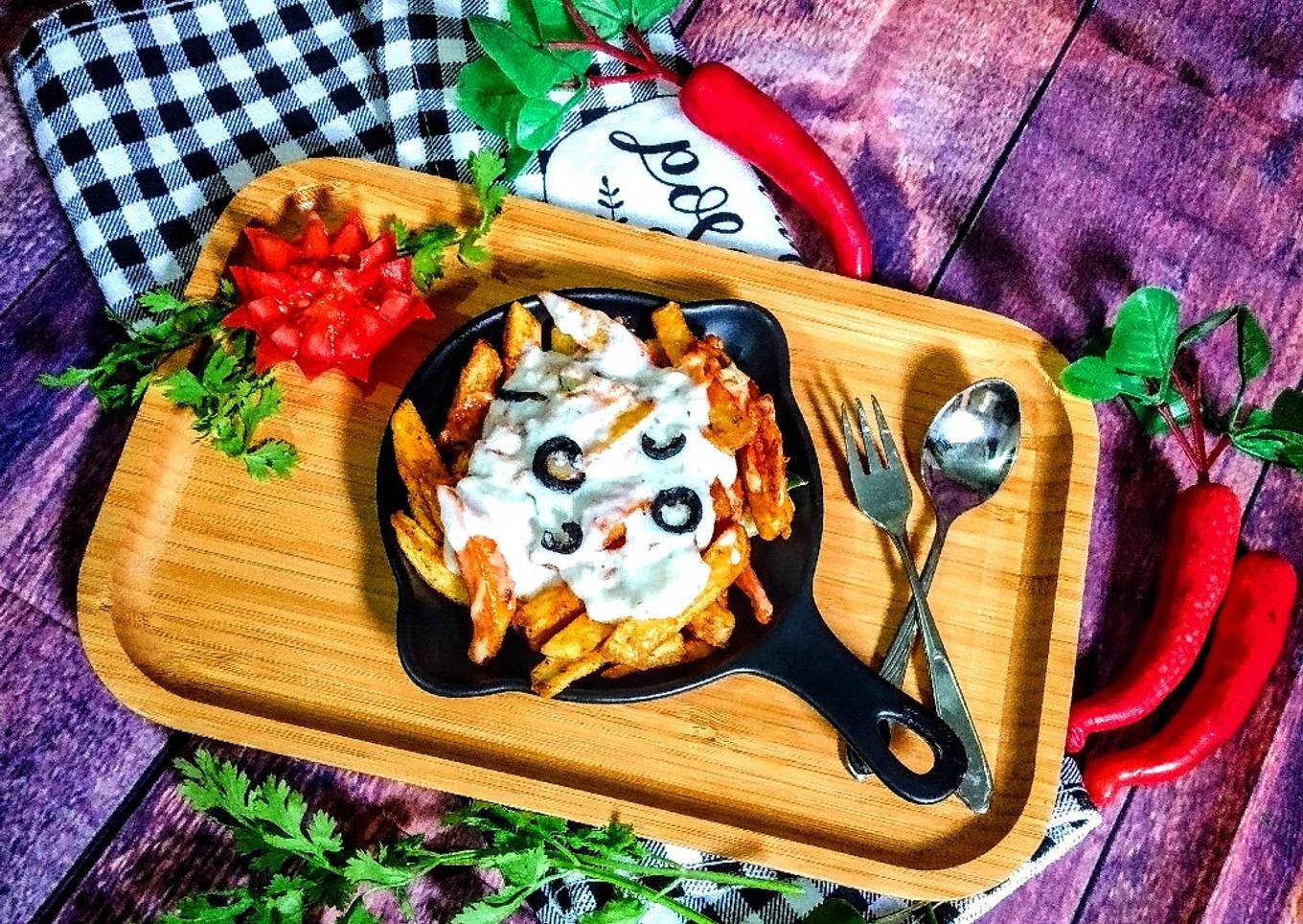 Pizza Cheesy Fries