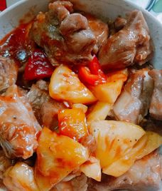 ớt chuông xào chua ngọt