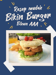 Foto resep Burger Bihun Ala Rumahan (Kreasi Bihun AAA)