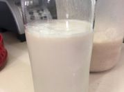 Una foto de horchata de arroz