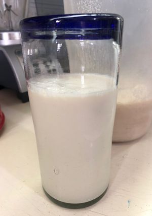 A picture of Sonoran Rice Water or Horchata.