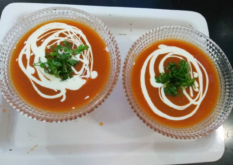 Monday Fresh Tomatoes carrot beetroot soup