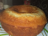 Bizcochuelo de vainilla, bien esponjoso