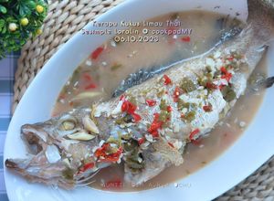 Gambar Ikan Kerapu Stim Limau
