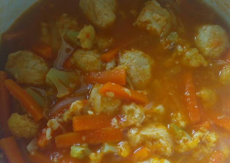 Bola-bola gurame asam manis (1y+)