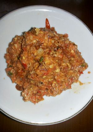Foto resep Sambal pecel lele atau pecel ayam