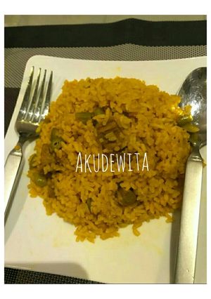 Foto resep Lubia Polo Va Ghoost (Nasi Buncis dan Daging)