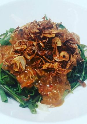Foto resep Pecel kecombrang ala Chef Restu